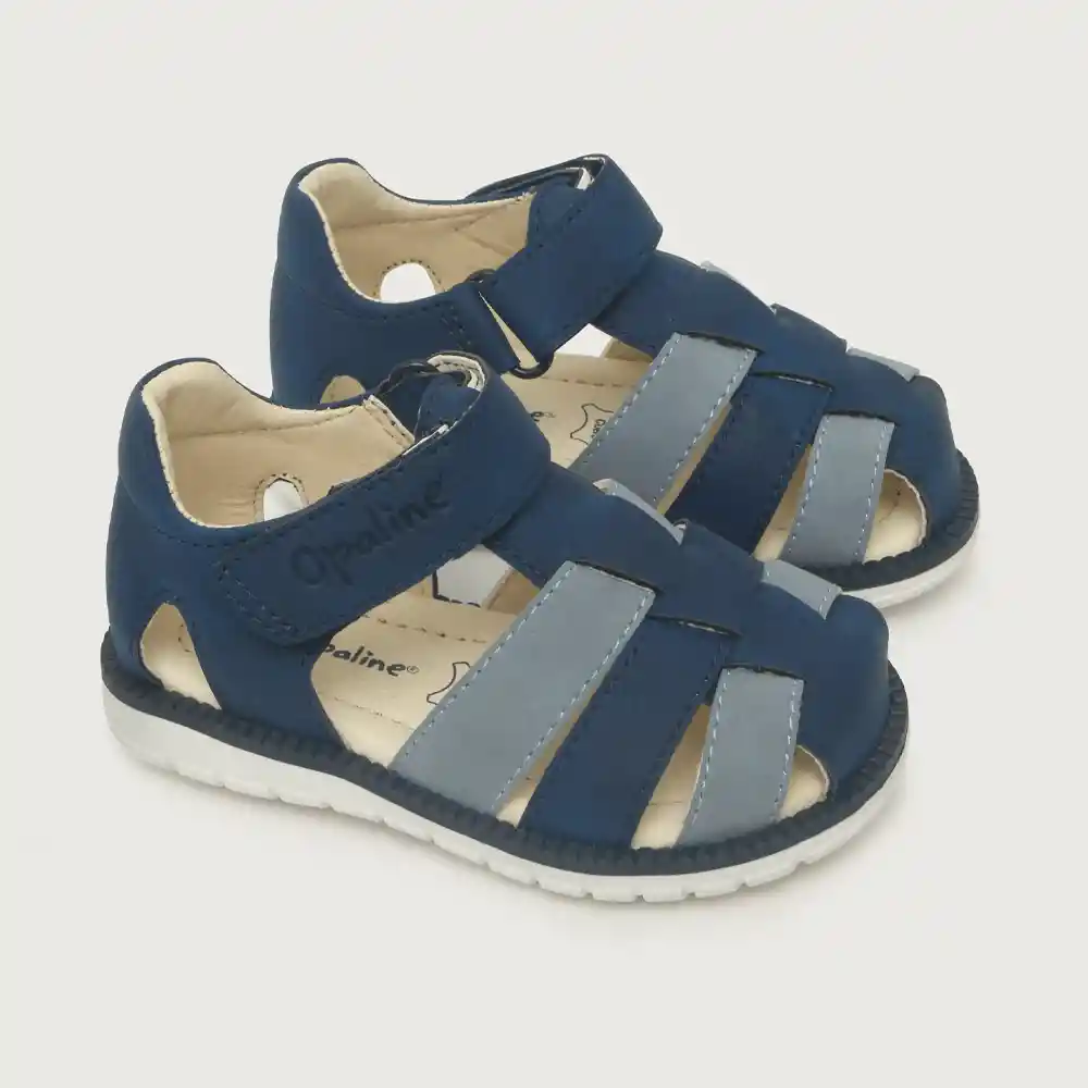 Sandalias Urbana De Niño Azul Talla 21