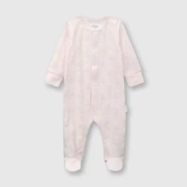 Osito de Bebé Niña Textura Soft Pink Talla 6/9M Colloky