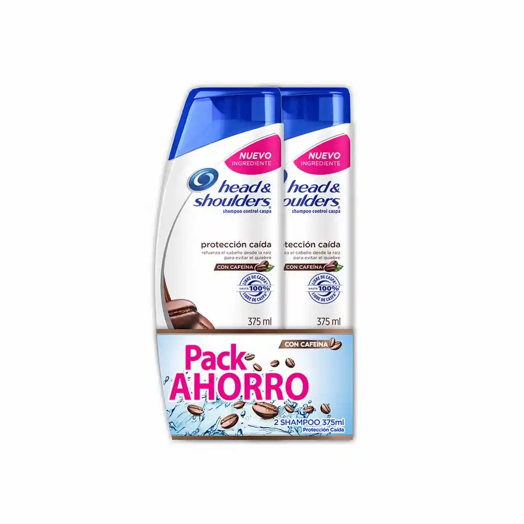 Head & Shoulders Pack Shampoo Control Caída 2 U
