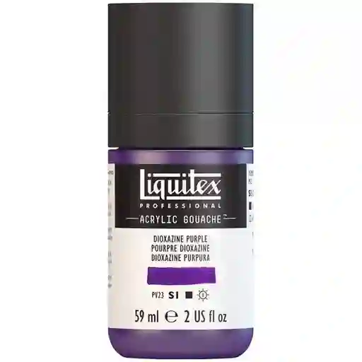 Liquitex Acrílico Gouache Violeta Dioxacina 186