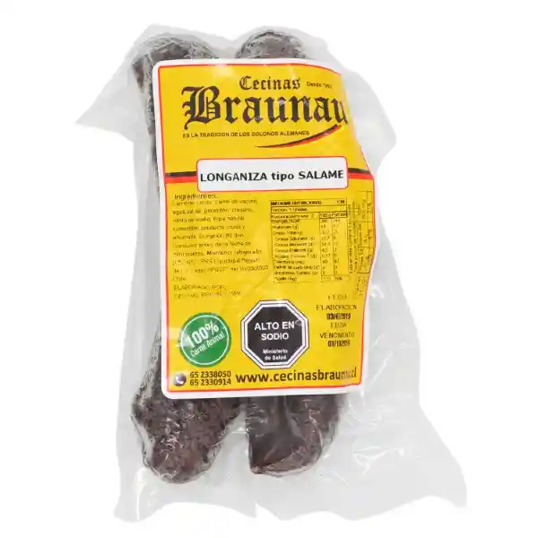 Braunau Longaniza Tipo Salame