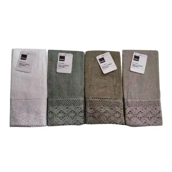 Krea Toalla Visita Crochet Surtida