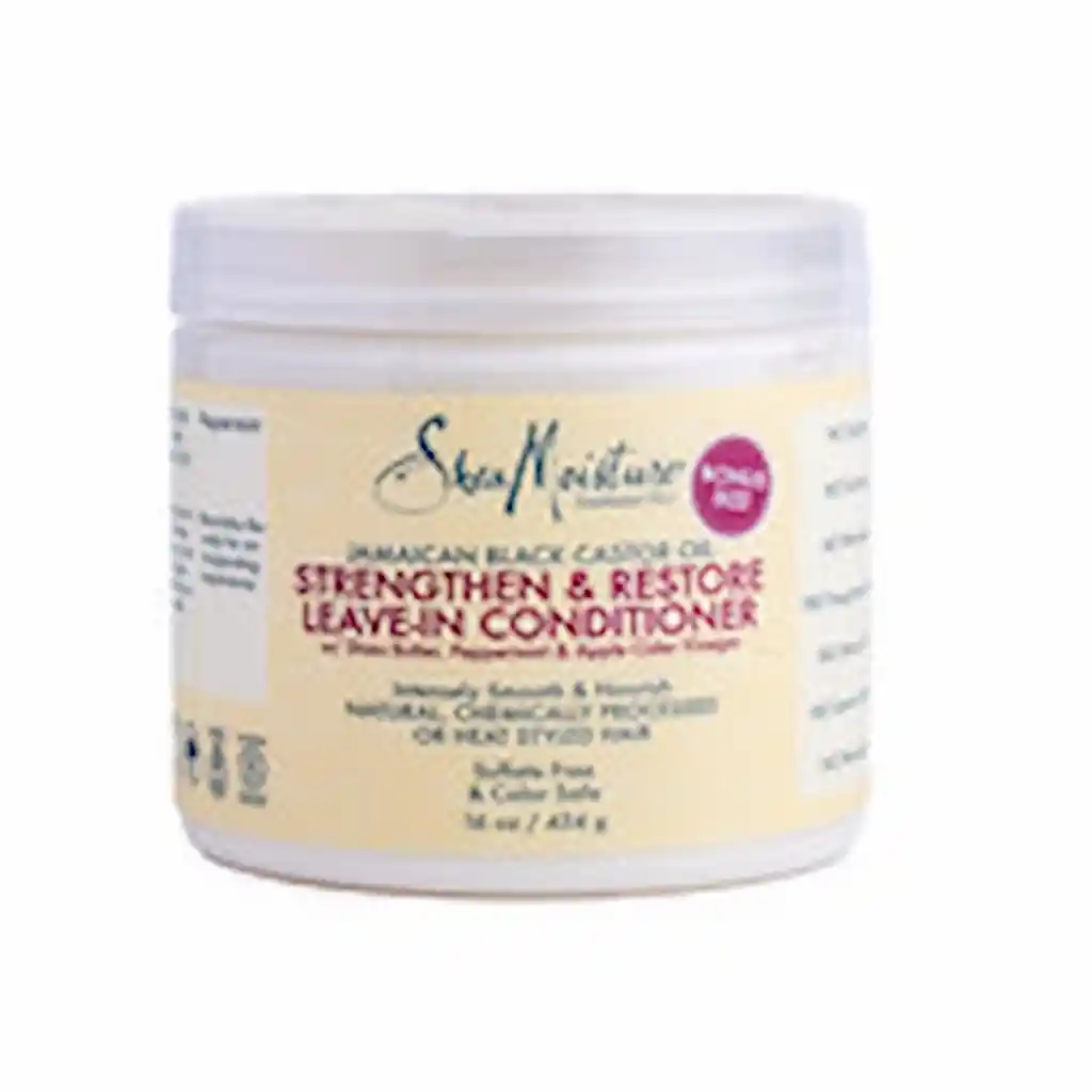 Shea Moisture Acondicionador Sin Enjuague Con Aceite de Ricino
