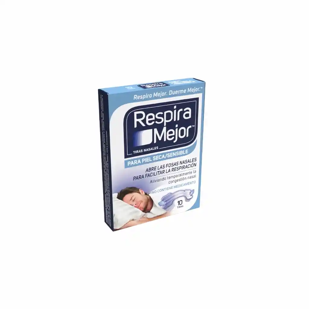 Respira Mejor Parche Nasal Piel Sensible y Seca