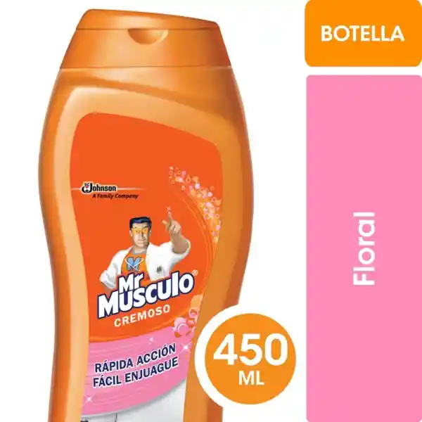 Limpiador de Baño Mr Músculo en Crema Floral 450ml