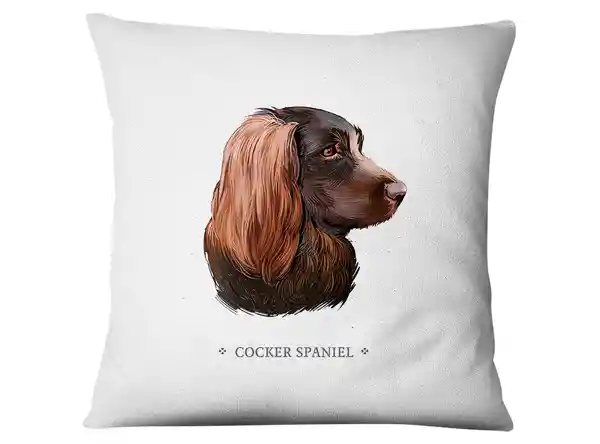 Funda Cojín Cocker Spaniel