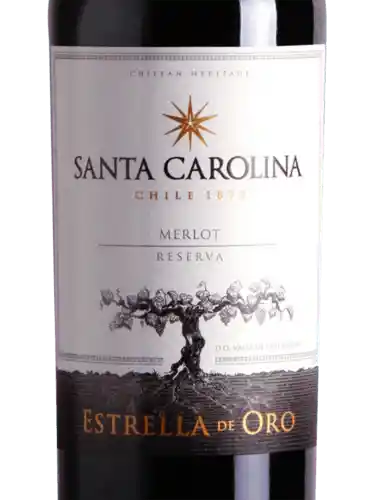 Santa Carolina Vino Tinto Merlot Estrella de Oro