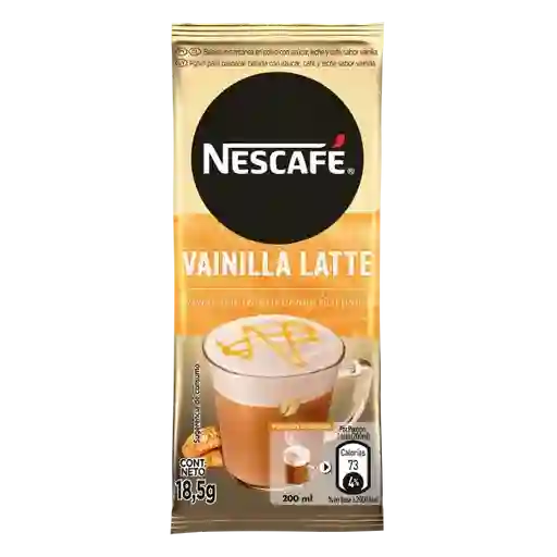 Nescafé Polvo para Café Latte Sabor Vainilla Instantáneo 