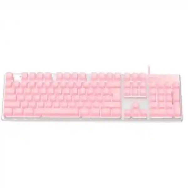 Teclado Gamer Fighter Tkl II K Sakura Edition Rosado Fantech