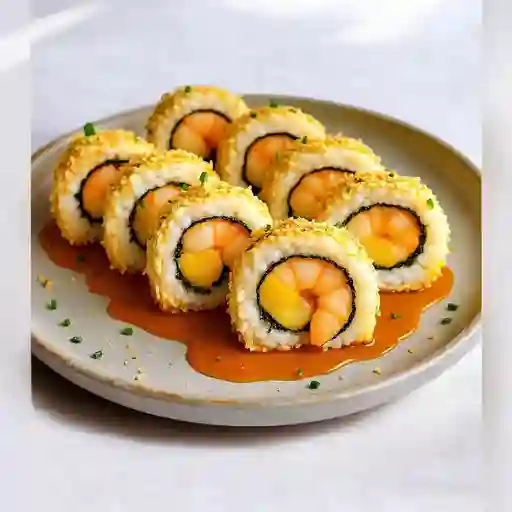 34 California Roll's De Camaron Y Salmon