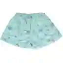 Short Niña Verde Pillin 12