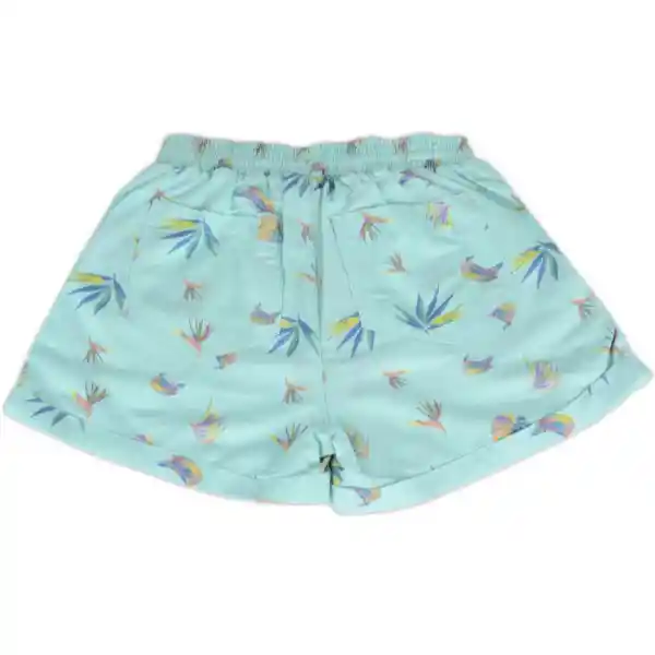 Short Niña Verde Pillin 12