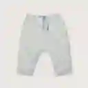 Pantalón De Bebé Niño Sin Corte Algas Blanco Talla 3m