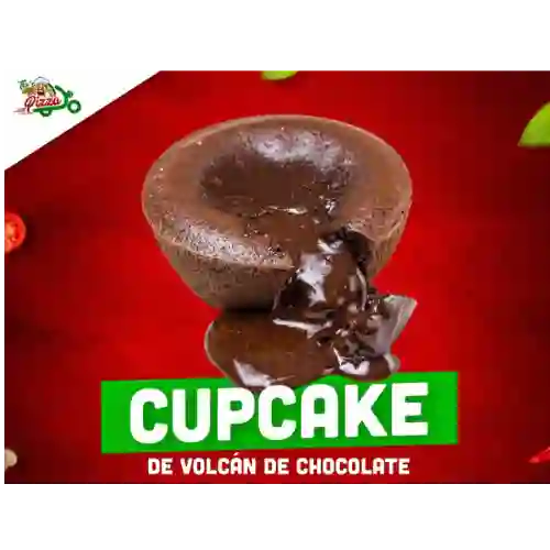 Cupcake Volcán de Chocolate