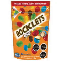 Rocklets Maní Bañado en Chocolate Confitado