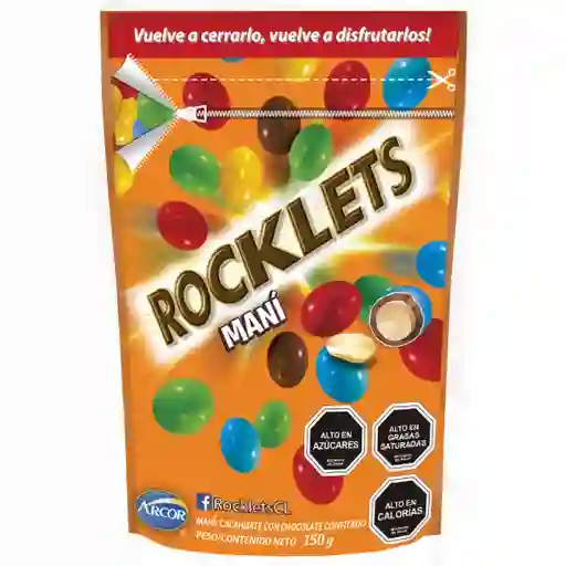 Rocklets Maní con Chocolate Confitado