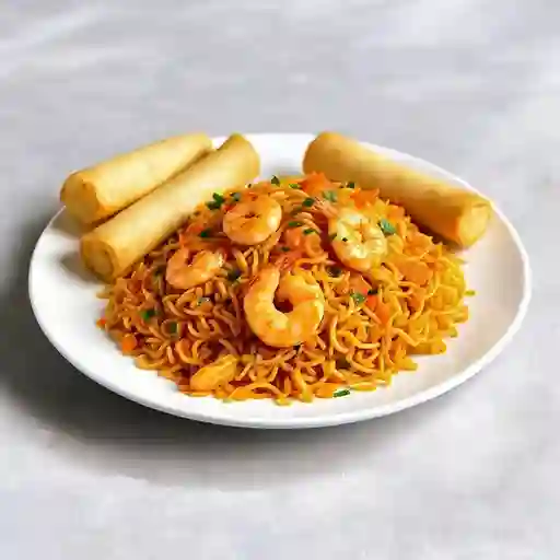 Promo Chaufa Mixto + Bebida + Arrollados Primavera