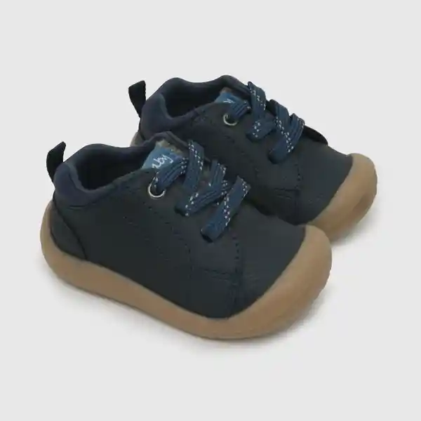 Zapatos Para Niño Clásico Cordón Azul Talla 19 Colloky