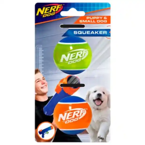 Nerf Paquete Con Dos Pelotas de Tenis Perro