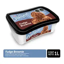 Savory-La Cremeria Helado Fudge Brownie