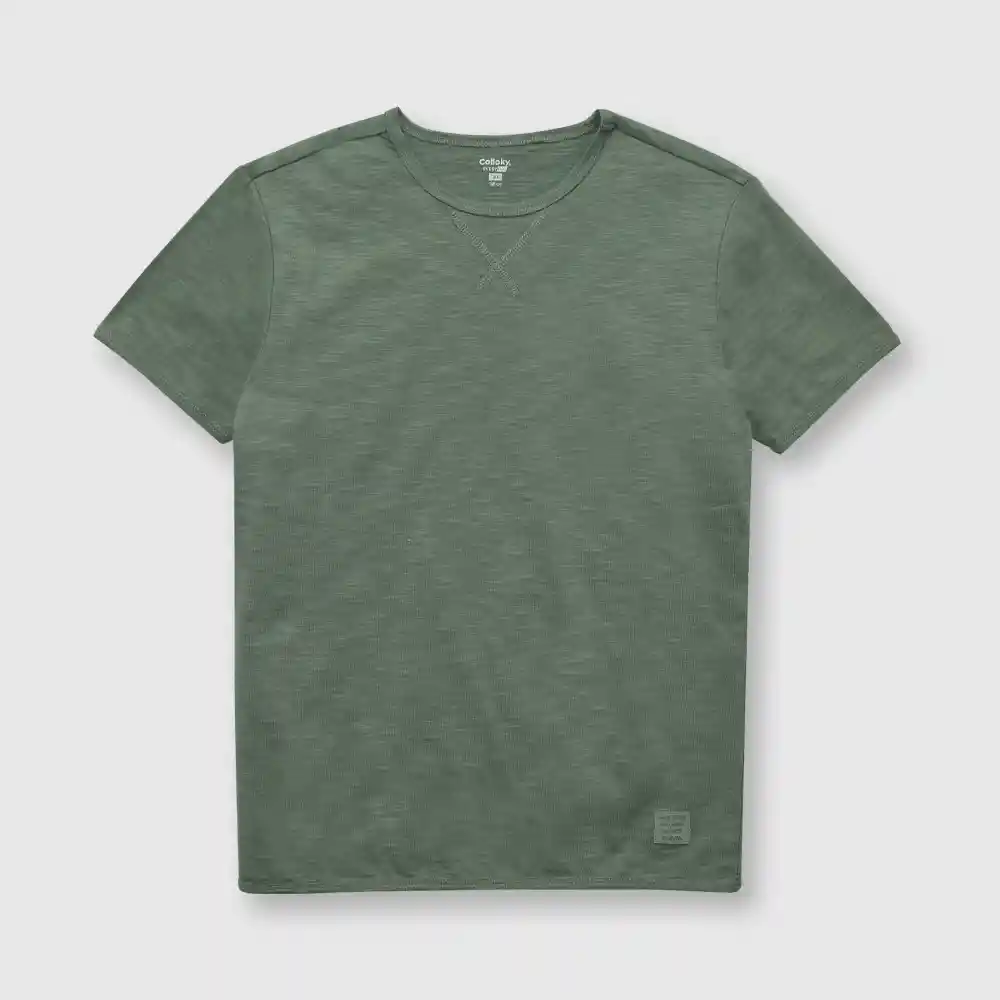 Polera Clásico De Niño Oliva Talla 6a