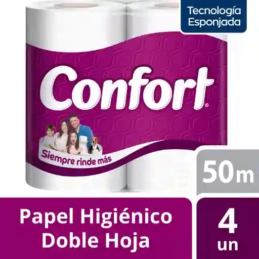 Confort Papel Higiénico Mega Doble Hoja