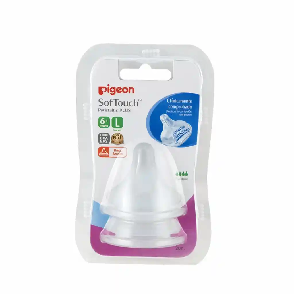 Pigeon Chupete Boca Ancha Talla L