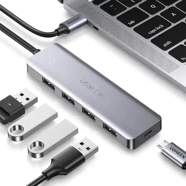 Ugreen Hub Usb-c a 4 Usb Gris CM219