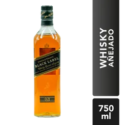 Johnnie Walker Whisky Escocés Añejado Black Label 12 Años