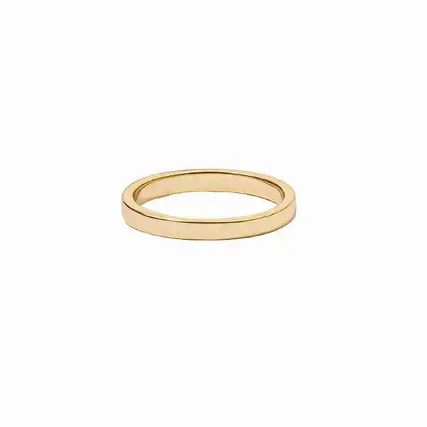 Anillo Basic Baño de Oro Talla 7 Noa Joyas