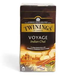 Twinings té Negro Indian Chai Voyage