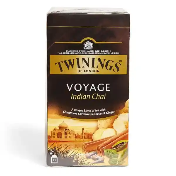 Twinings té Negro Indian Chai Voyage