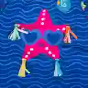 Polera Uv Niña Azul Pillín Talla 16