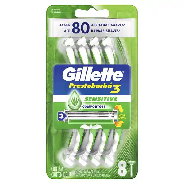 Gillette Afeitadora Prestobarba 3 Sensitive