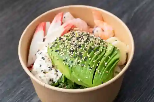 Gohan salmón y camarón