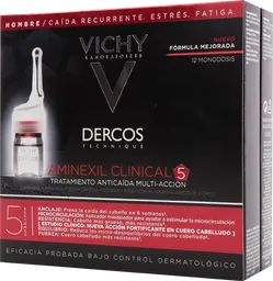 Dercos Vichy Ampollas Aminexil Clinical 5 Homnre X12
