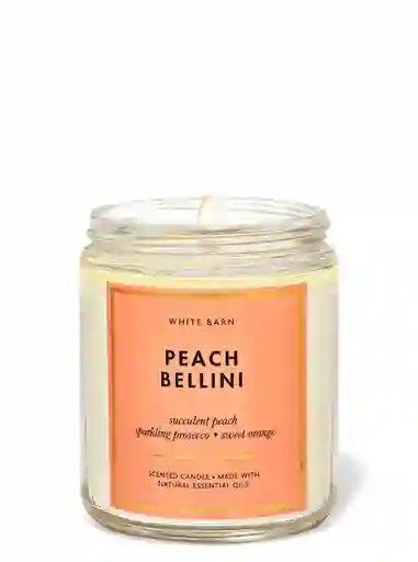 Bath & Body Vela Mediana Peach Bellini