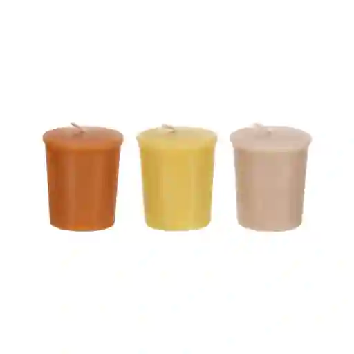 Set de Vela Votiva Aroma Vainilla 4.5 x 4.9 cm Casaideas