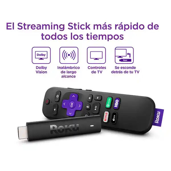 Dispositivo Streaming 4K Roku Rok3820Mx