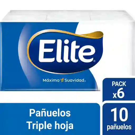 Elite Pañuelos Triple Hoja con Aloe Vera