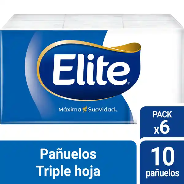 Elite Pañuelos Triple Hoja con Aloe Vera