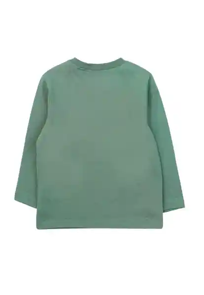 Polera Day to Day 700 Bebé Niño Verde Talla 3 a 6 Meses Ficcus