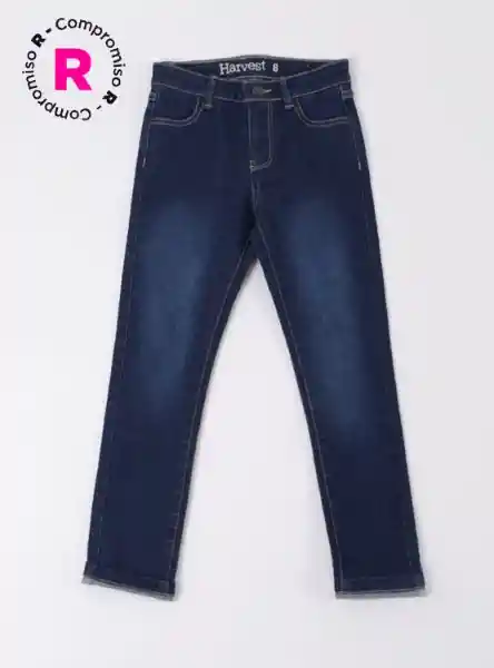 Harvest Jean cl Punta es tt Azul Oscuro 4