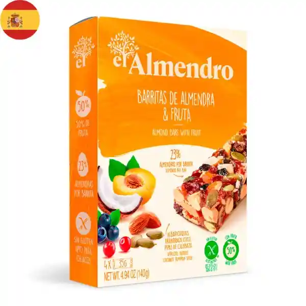 Barra Almendra Eel Almendro Fruta Jumbo Impo