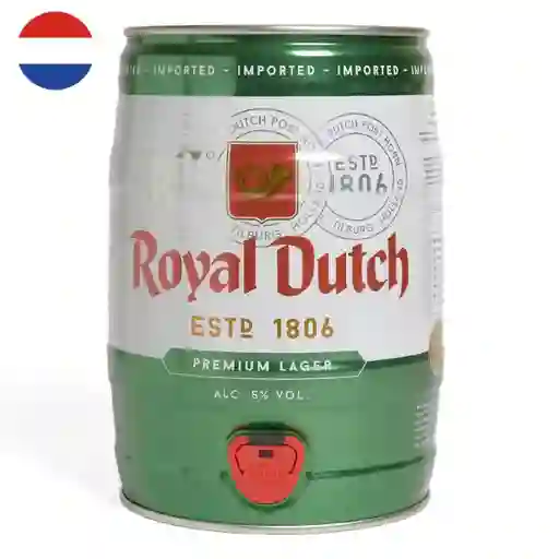 Cerveza Royal Dutch Lager 5 Barril Jumbo Impo