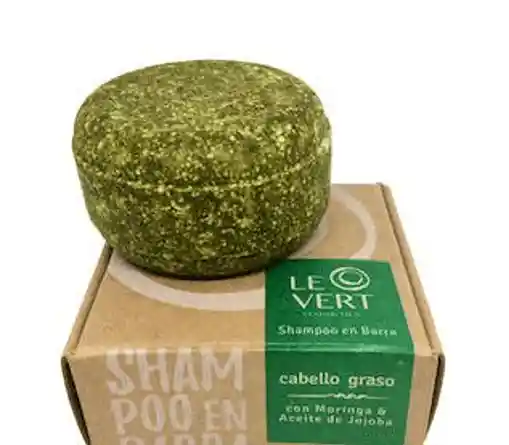 Le Vert Shampoo en Barra Cabello Graso 60 g