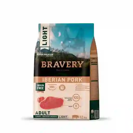 Bravery Alimento Para Perro Light Iberian Adult Large Medium