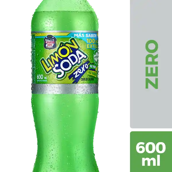 Limón Soda Zero Pet 600 cc