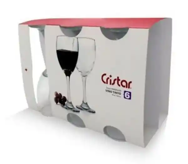 Cristal Set Copa Vino