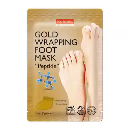 Purederm Máscara Pies Gold Wrapping Peptide